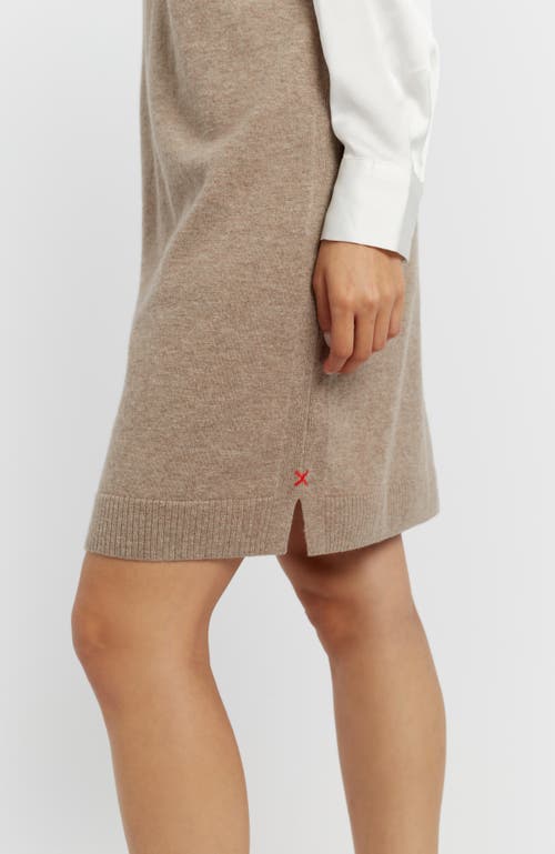 Chinti & Parker Wool Cashmere Mini Dress In Multi