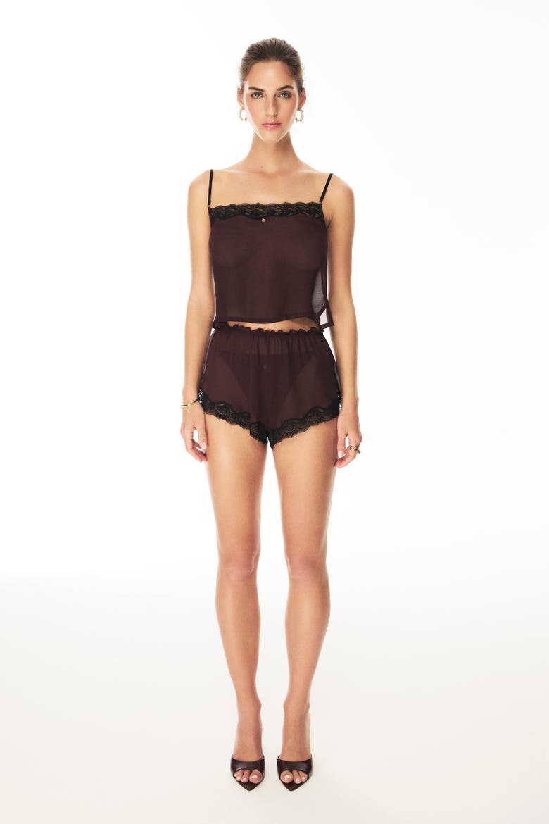 Rouge Amour Camisole Set, Alternate, color, Burgundy