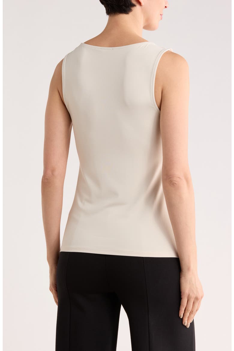 Scoop Neck Sculpt Knit Tank, Alternate, color, BEIGE RAINY DAY