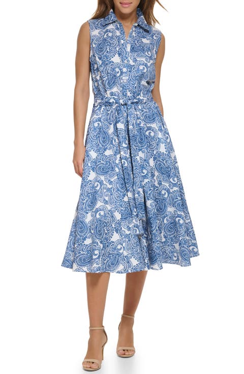 Sleeveless Shirtdress
