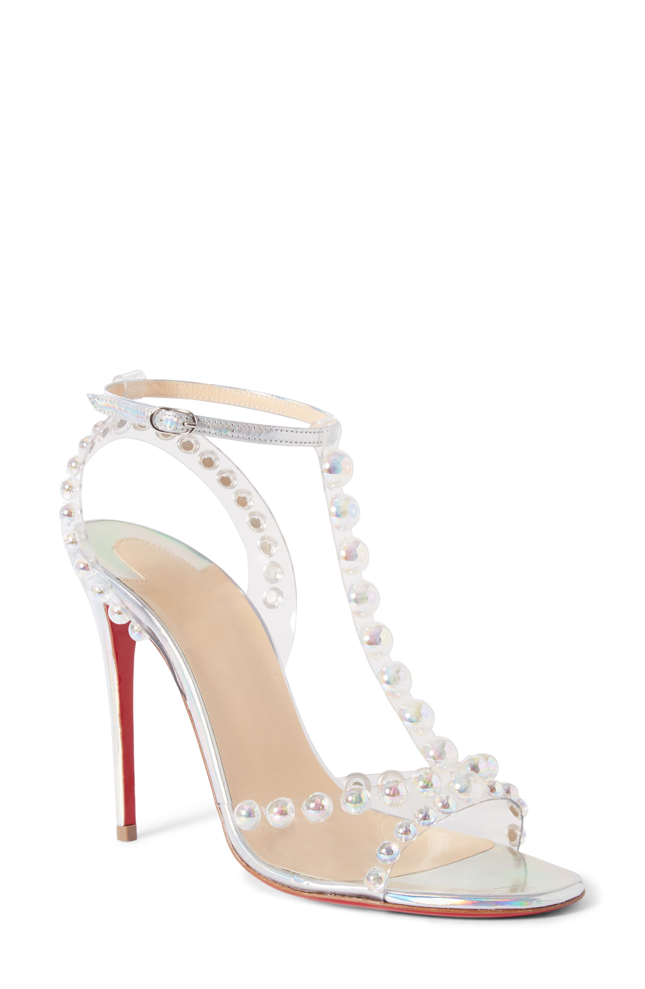 Christian Louboutin Faridaravie Bead Sandal, Main, color, 