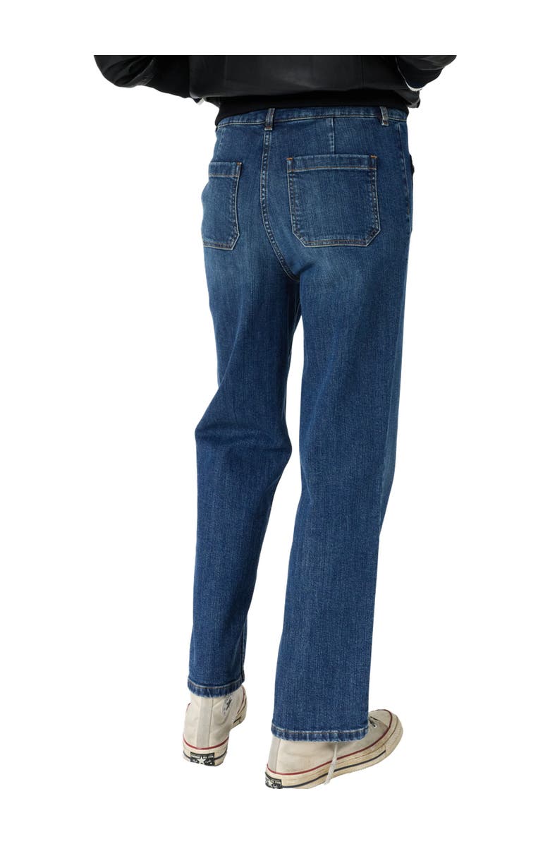 GERARD DAREL Arlina Monogram Pocket Detail Jeans, Alternate, color, Jeans