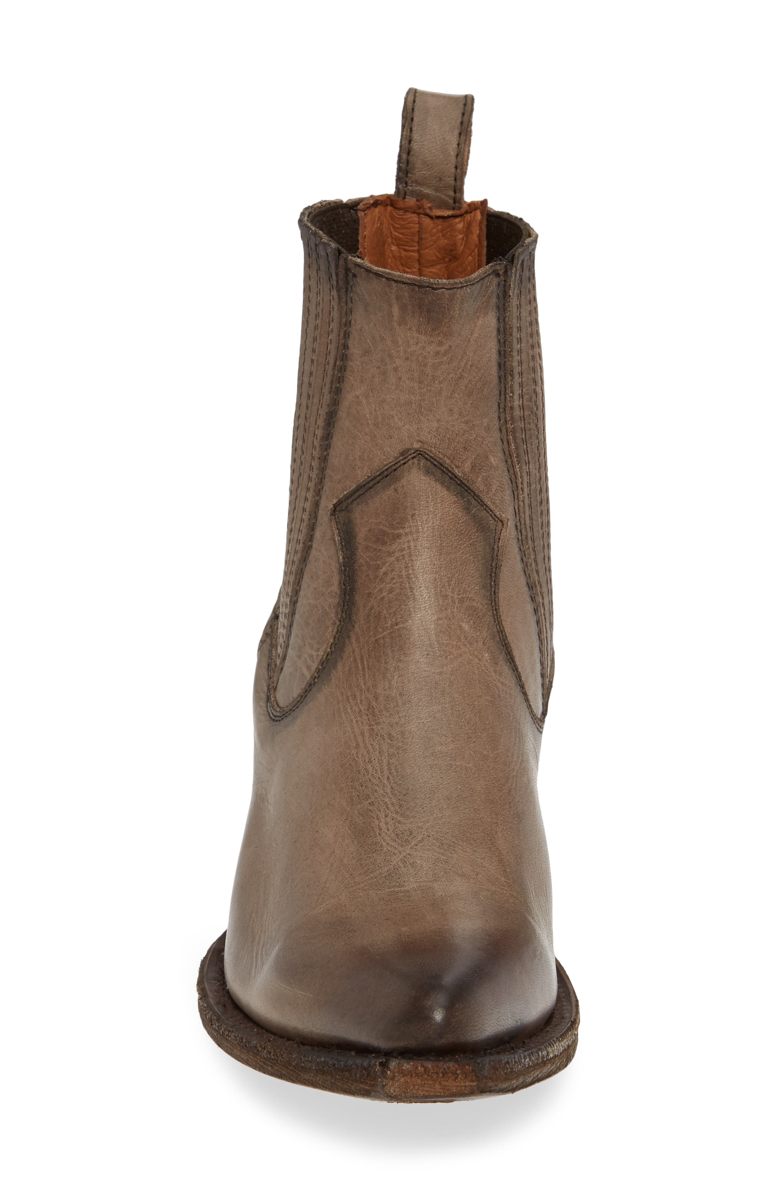 Sacha Western Chelsea Boot, Alternate, color, Z/DNUSTONE LEATHER