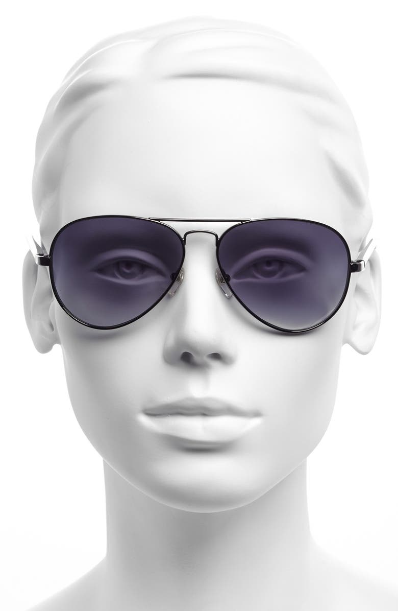 MICHAEL Michael Kors 58mm Aviator Sunglasses, Alternate, color,