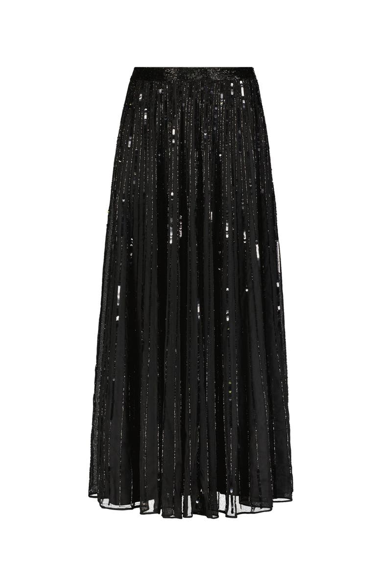 Mac Duggal Long Sequin Embellished Chiffon Evening Skirt, Alternate, color,
