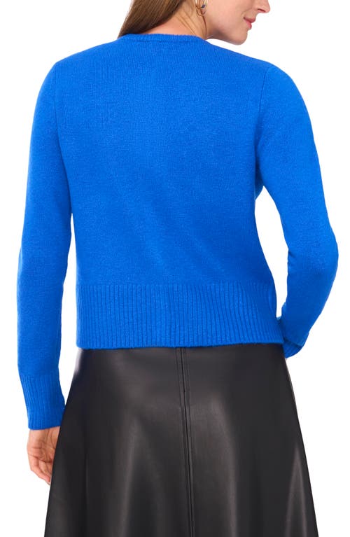 Vince Camuto Button-up Cardigan In Blue