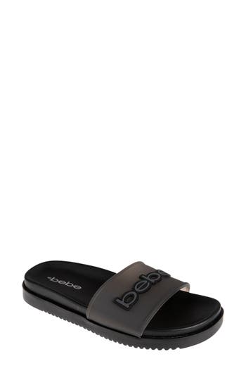 Bebe Translucent Slide Sandal