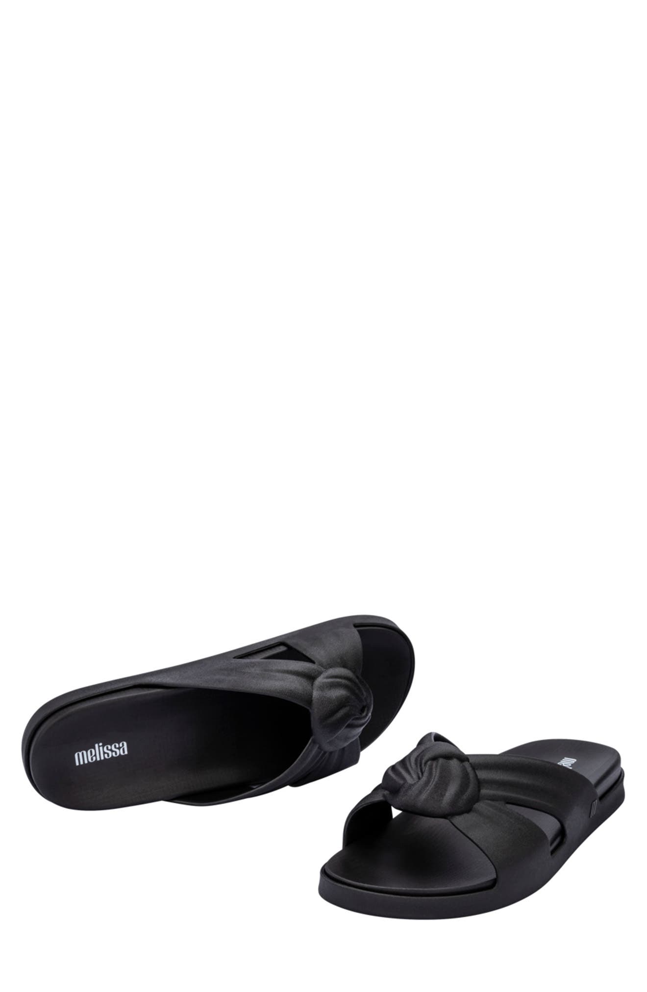 Melissa Plush Knotted Slide Sandal, Alternate, color, 