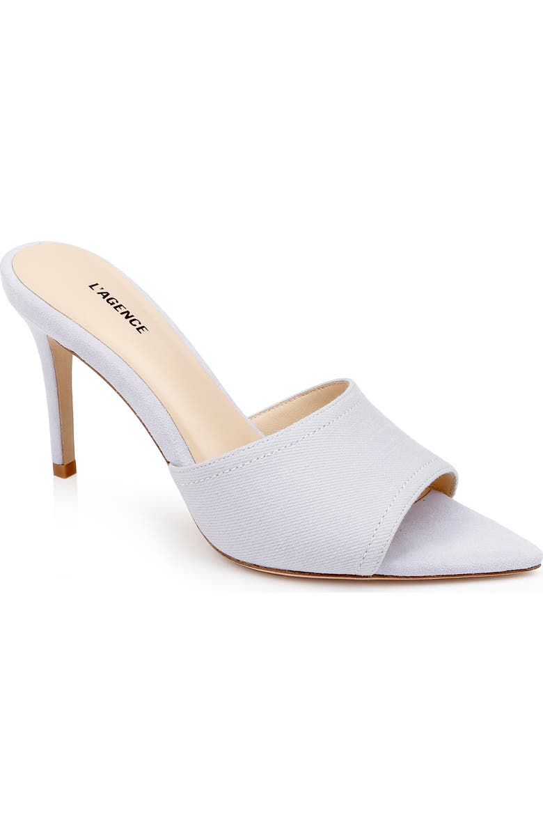 L'AGENCE Lolita Pointed Toe Sandal, Main, color, Lilac