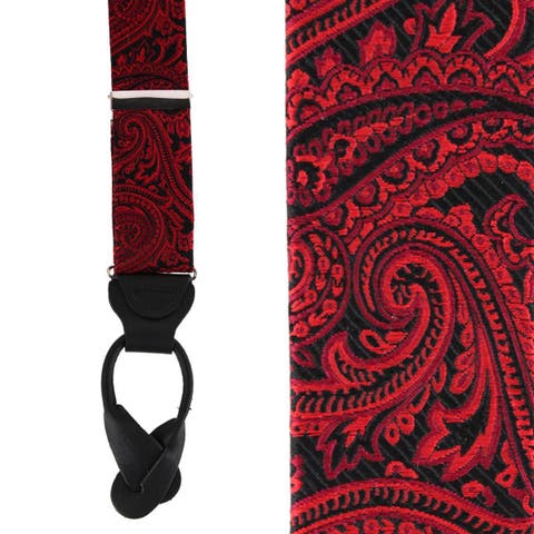 Sobee Silk Button End Suspenders (Braces)