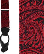 Trafalgar Sobee Silk Button End Suspenders