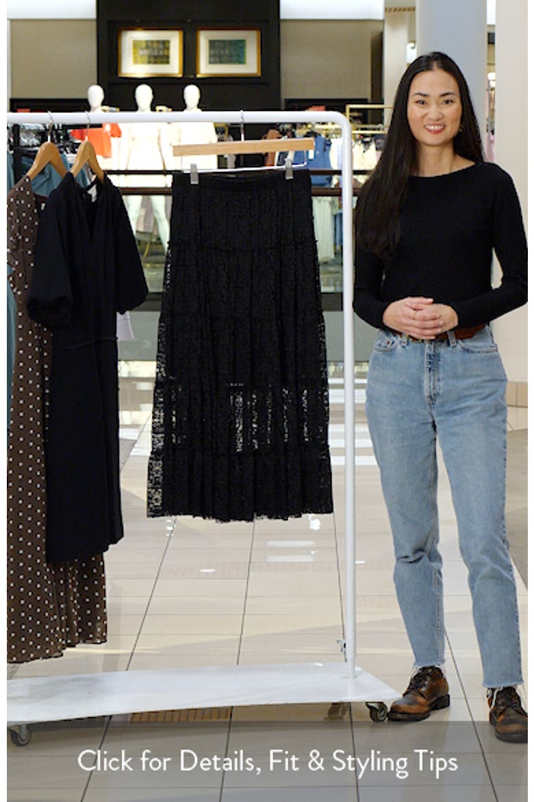 Lace Maxi Skirt video