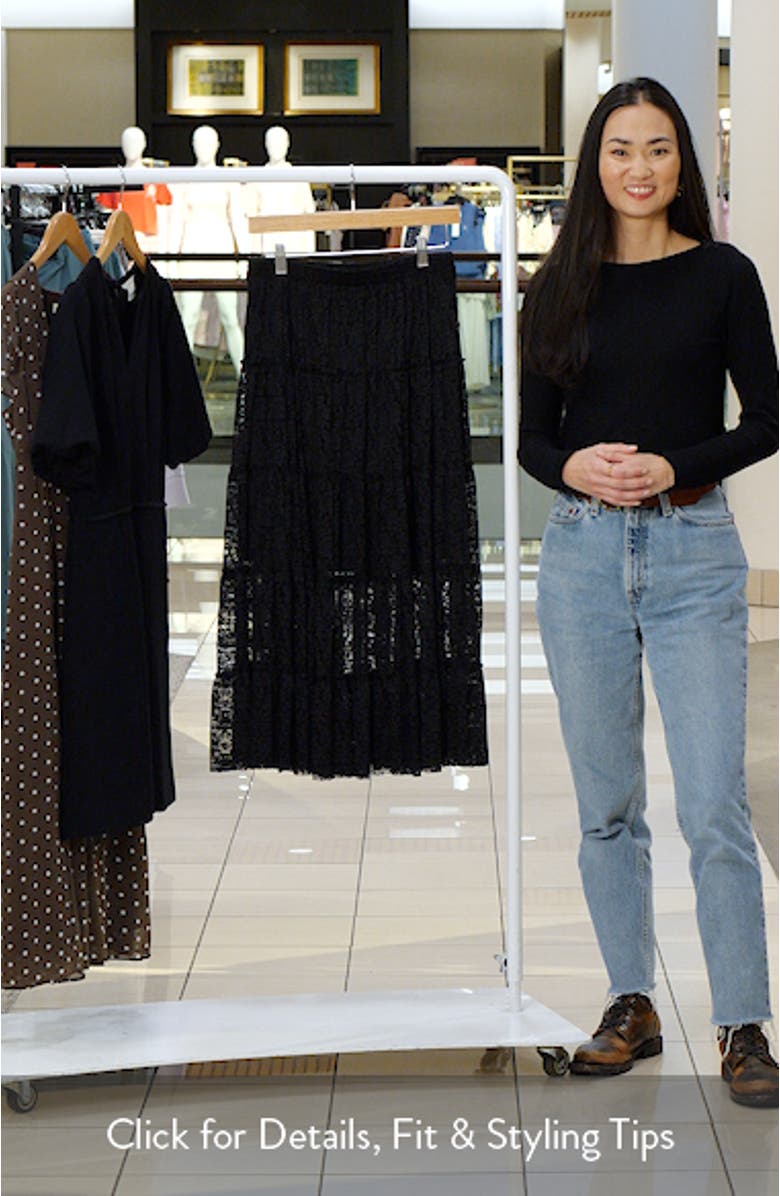 Lace Maxi Skirt, sales video thumbnail