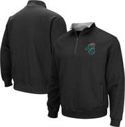 COLOSSEUM Men's Colosseum Black Coastal Carolina Chanticleers Tortugas Quarter-Zip Sweatshirt
