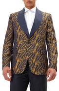 RON TOMSON Psychedelic Texture Tuxedo Jacket