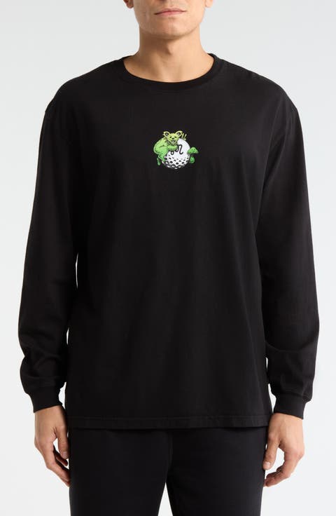 Grateful Dead Long Sleeve Cotton Graphic T-Shirt