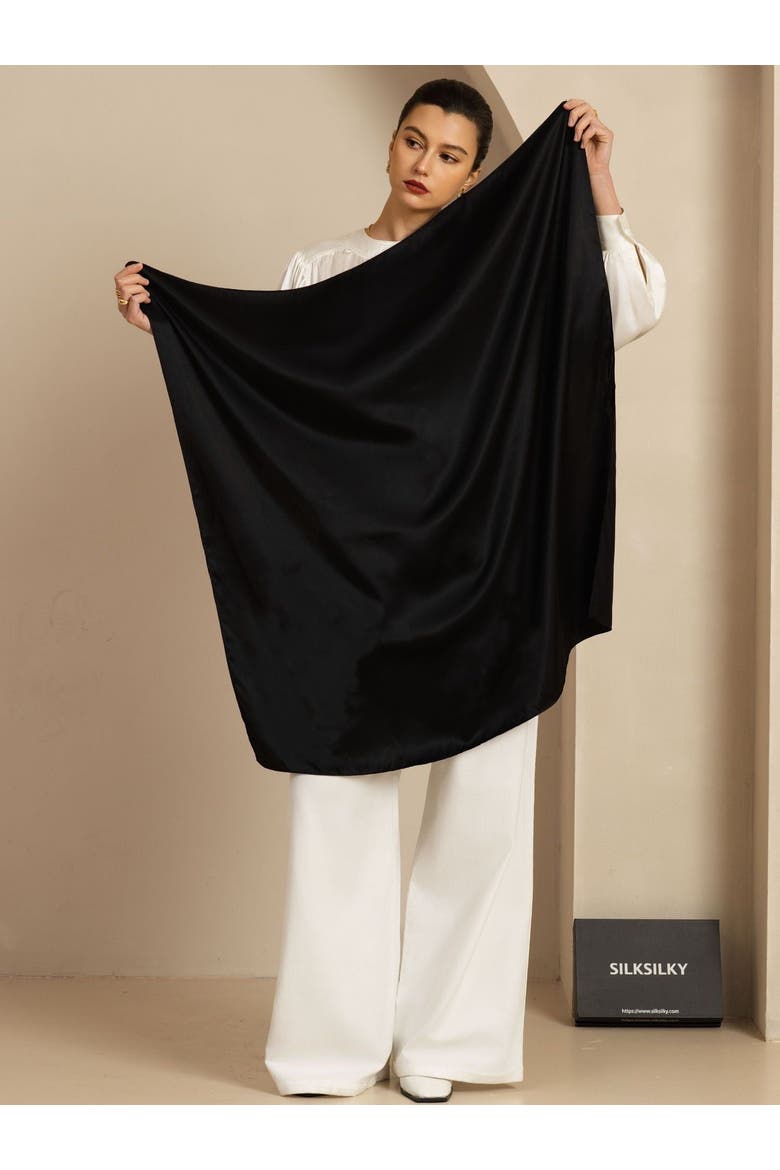 SILKSILKY Pure Silk Classic Elegant Square Scarf (Women) | Nordstrom