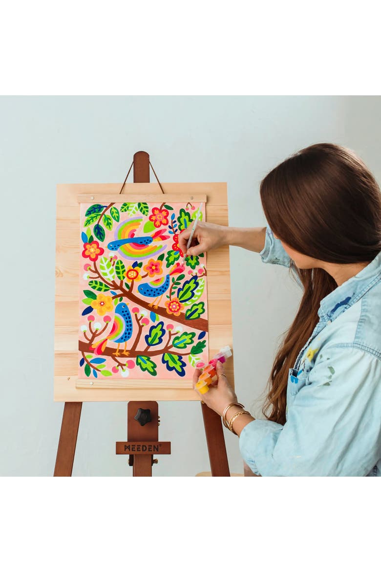 Paintology Paint By Number Birds Canvas Kit, Alternate, color, Multicolored