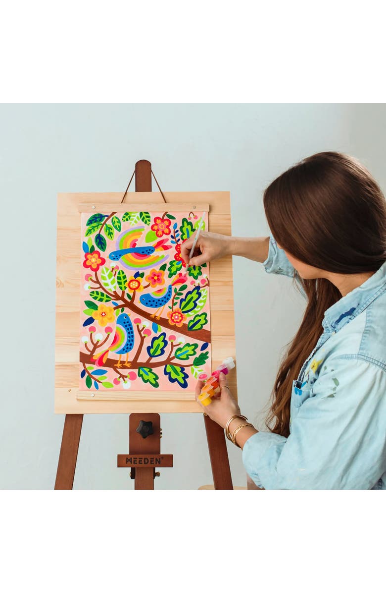 OOLY Paintology Paint By Number Birds Canvas Kit, Alternate, color, Multicolored