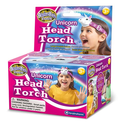 Unicorn Head Flashlight with Light and Sound
