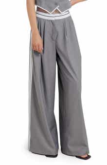 FREEMARKET Side Stripe Wide Leg Pants