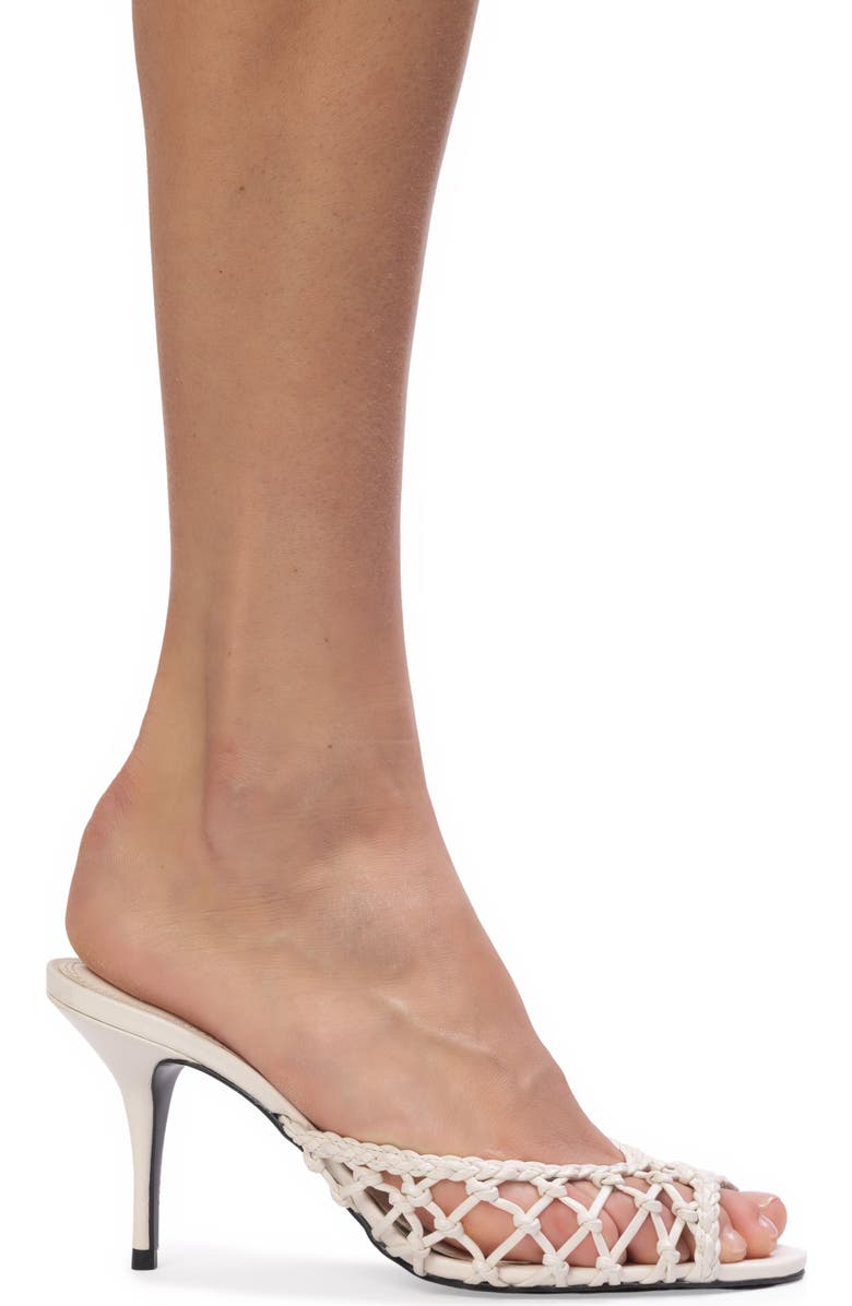 BLACK SUEDE STUDIO Peach 80 Mule, Alternate, color, Coconut Leather