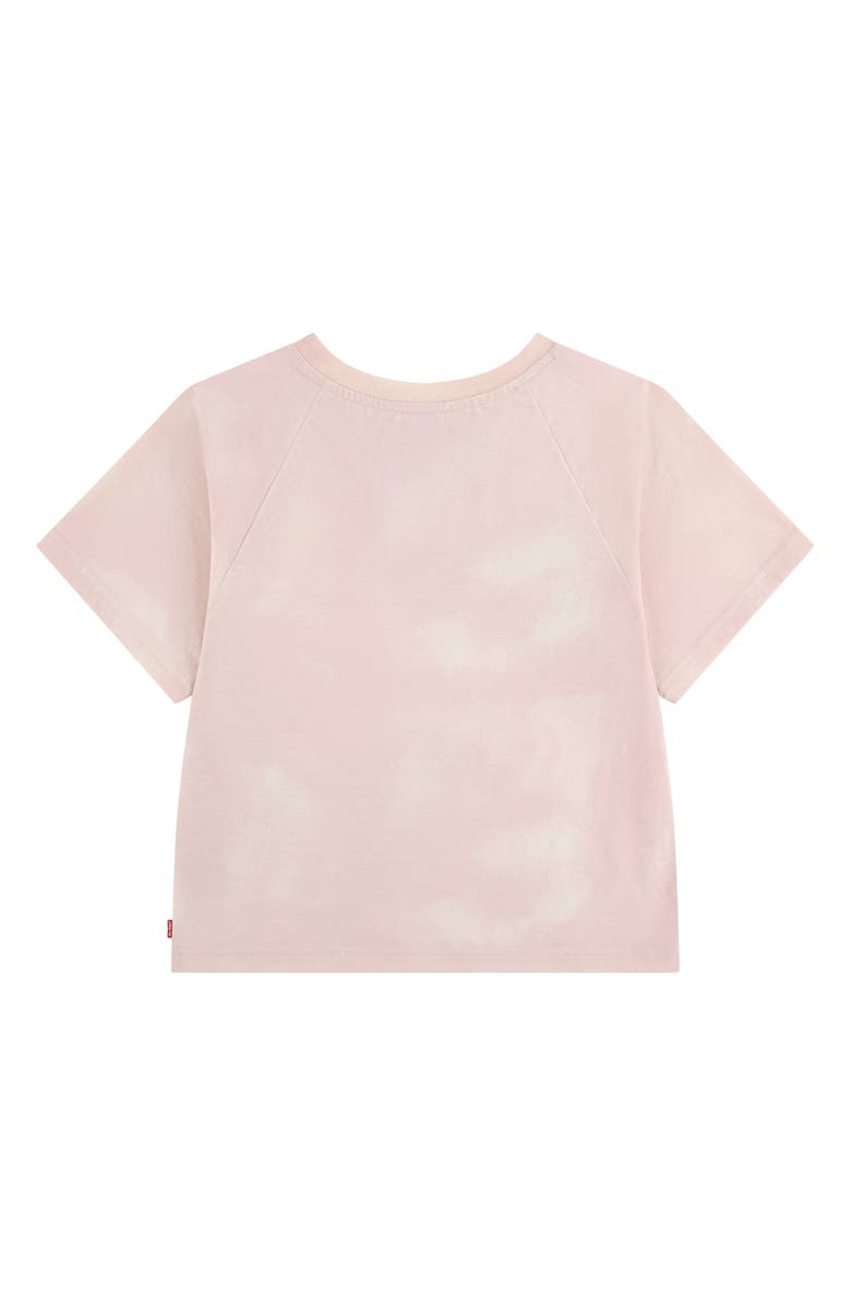 Levi's Kids' Raglan Oversized Short Sleeve Top, Alternate, color, Crystal Pink