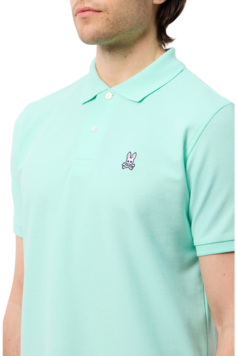 The Classic Slim Fit Piqué Polo, Alternate, color, BEACH GLASS