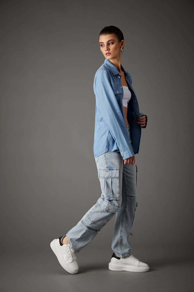Your Favorite Tencel Shirt, Alternate, color, Light Tel Aviv