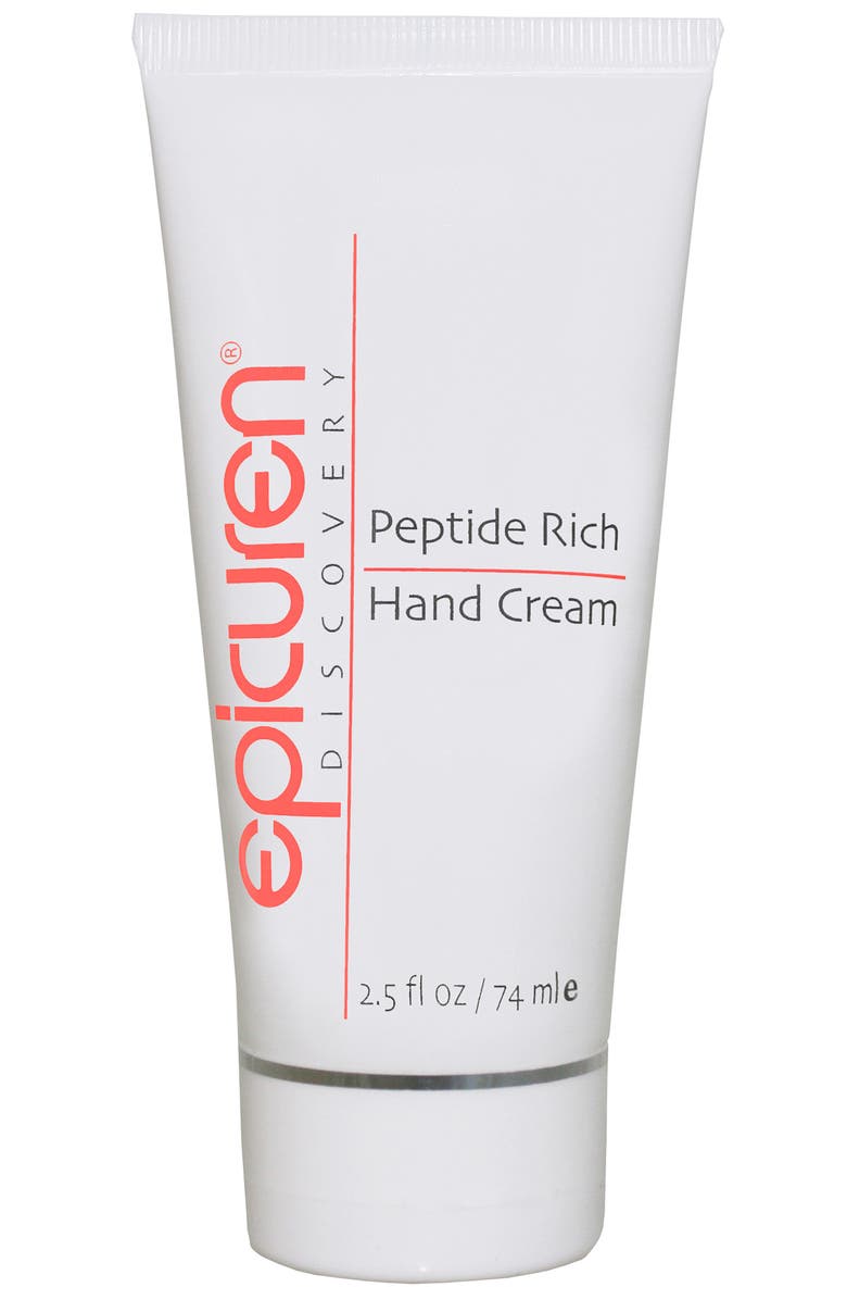 Epicuren Discovery Peptide Rich Hand Cream, Main, color, White