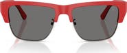 Scuderia Ferrari 55mm Polarized Square Sunglasses