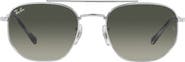 Ray-Ban 57mm Gradient Square Aviator Sunglasses
