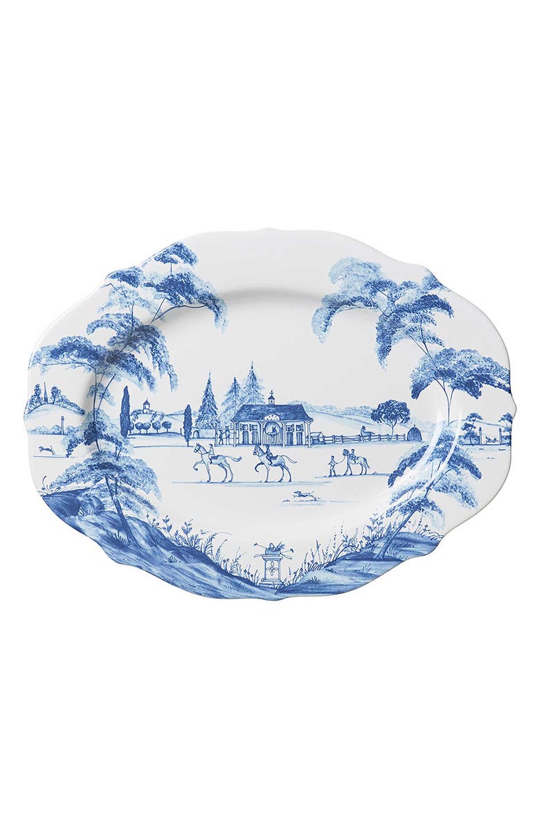 Juliska Country Estate Platter, Main, color, Delft Blue