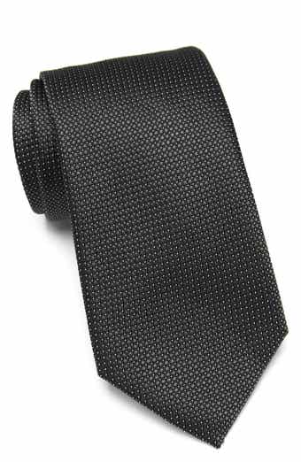 Neat Textured Silk Tie