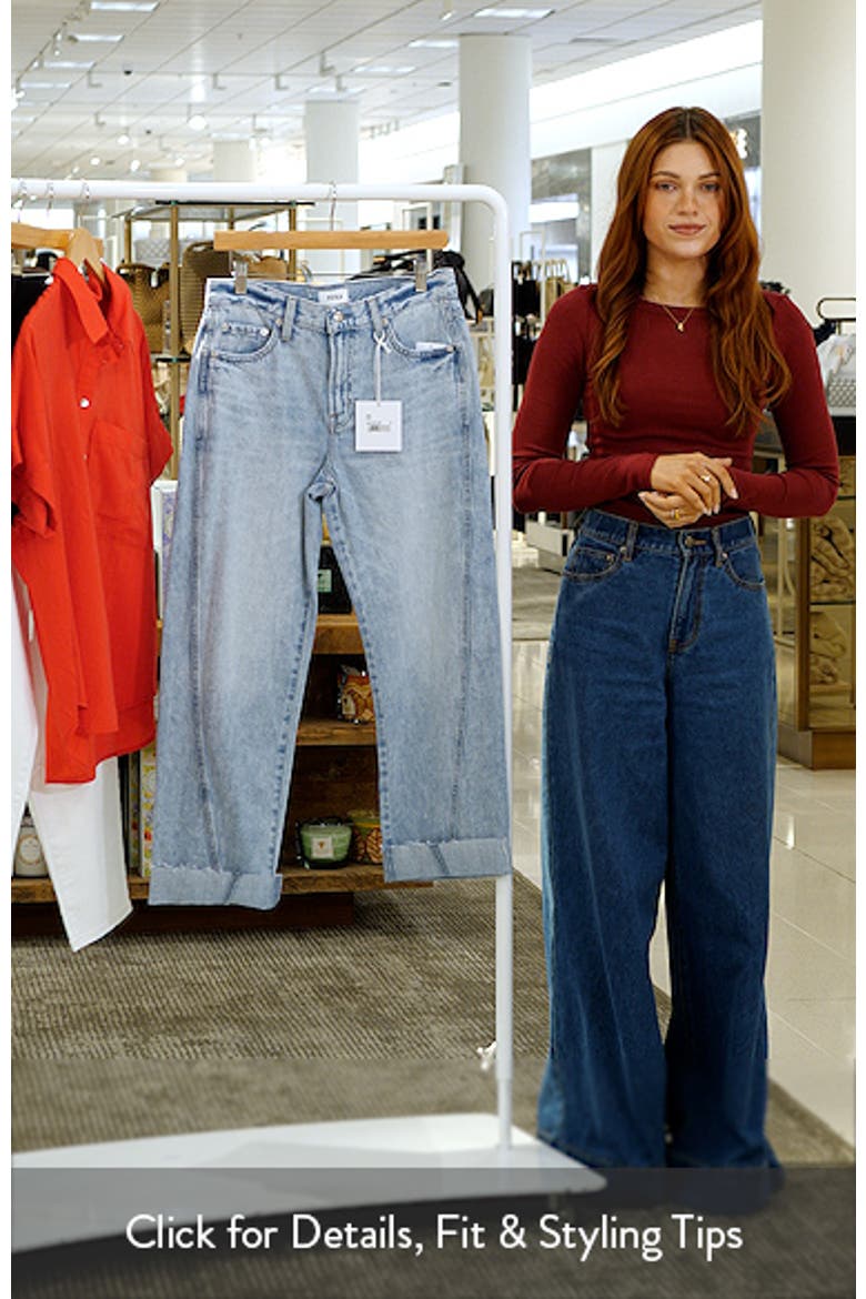 Kacey Cuffed High Waist Boyfriend Jeans video