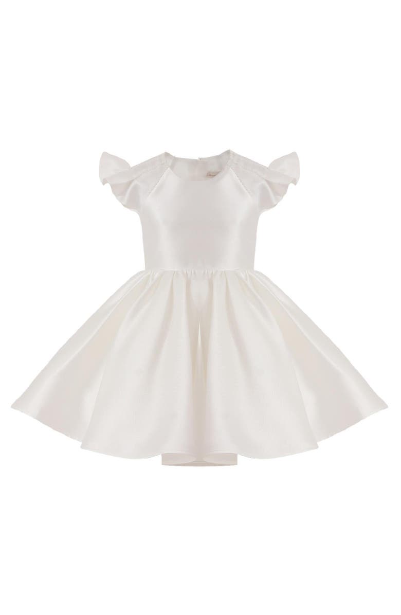 Tulleen Flutter Grace Dress, Main, color, White