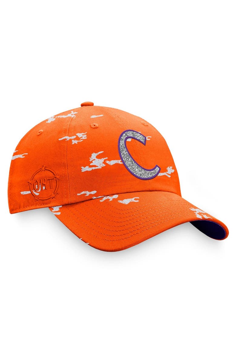 TOP OF THE WORLD Women's Top of the World Orange Clemson Tigers OHT Military Appreciation Betty Adjustable Hat, Alternate, color, 