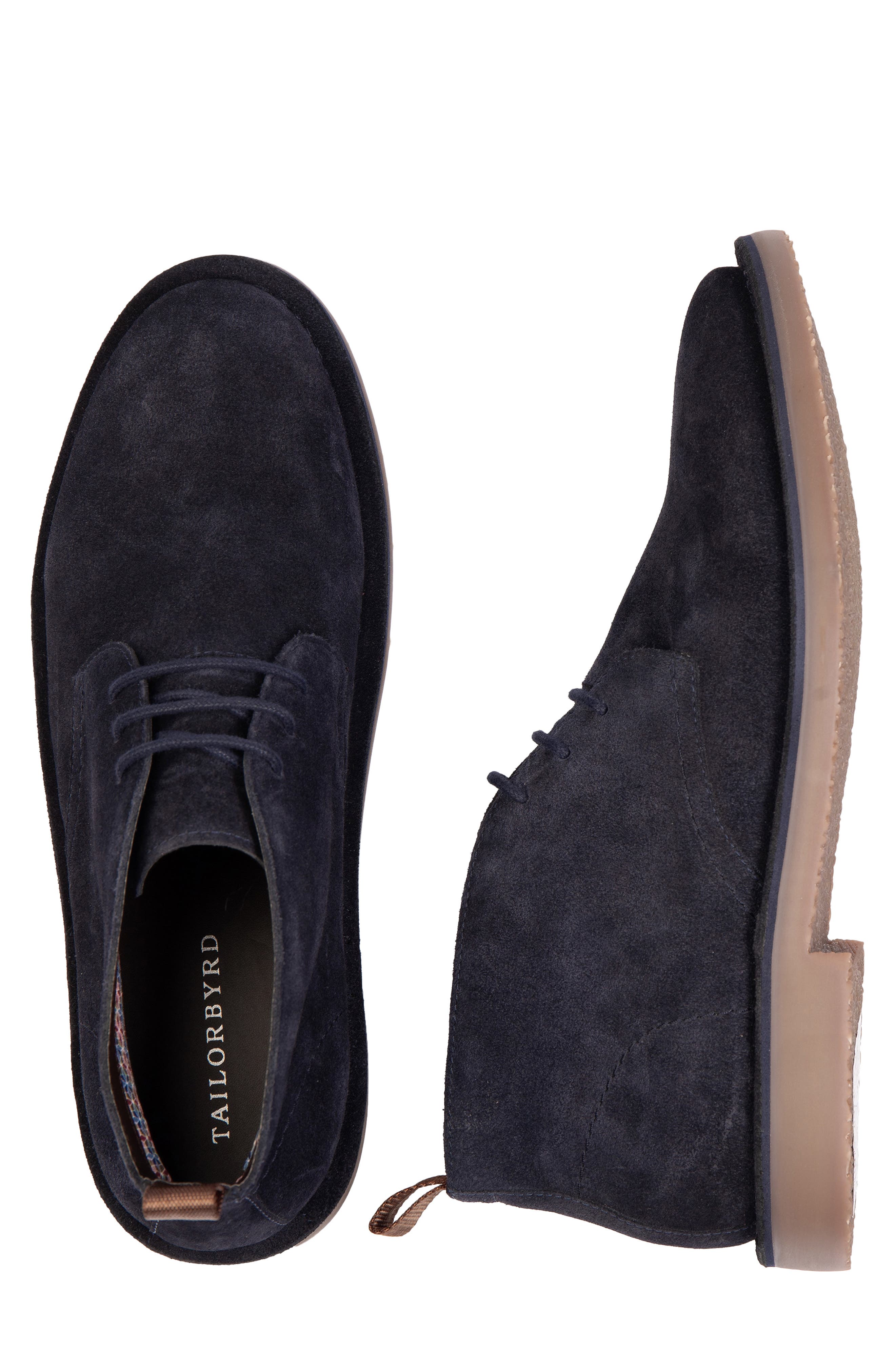 David Leather Chukka Boot, Alternate, color, NAVY
