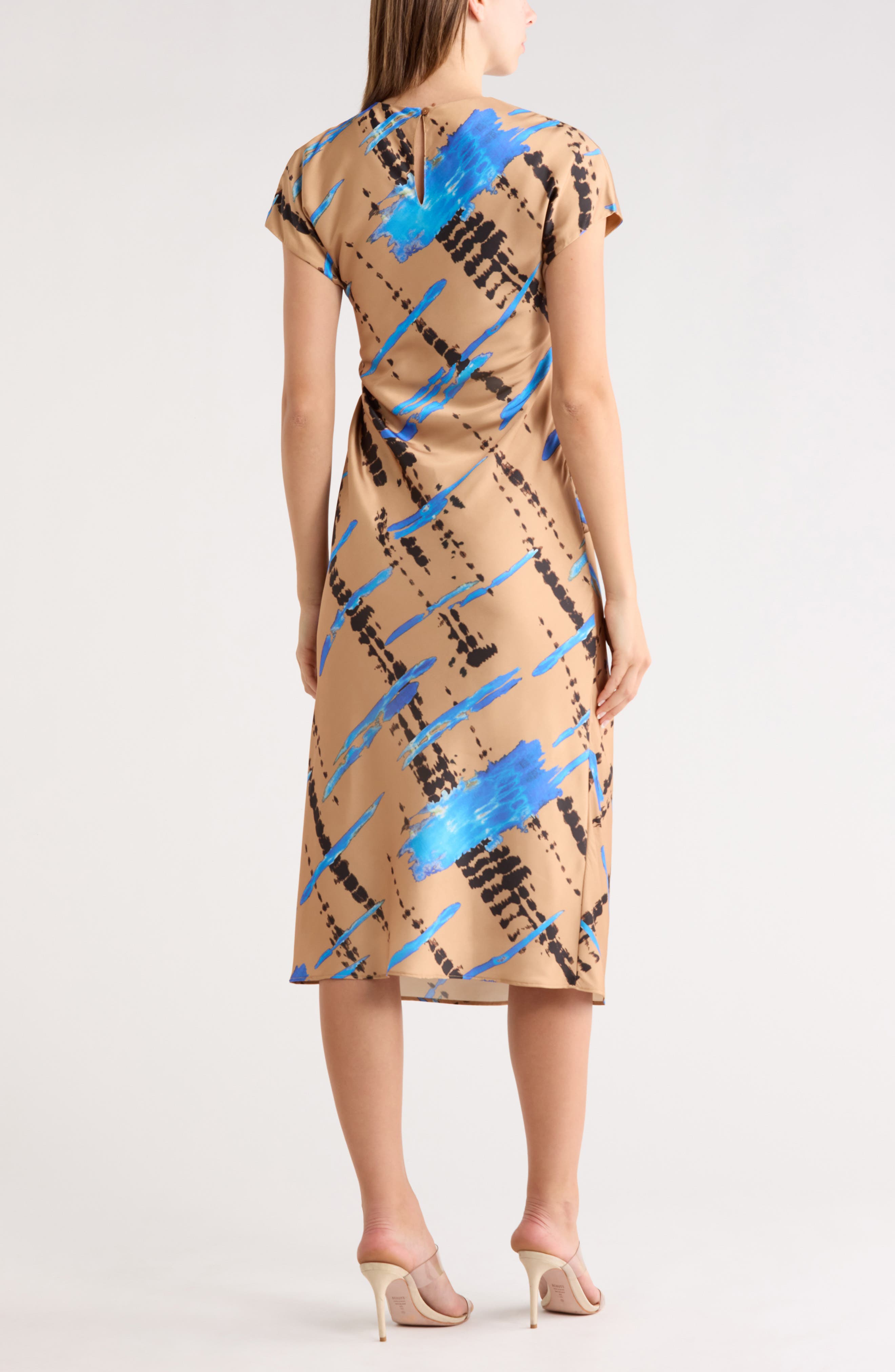 Avery Print Front Twist Dress - image 2