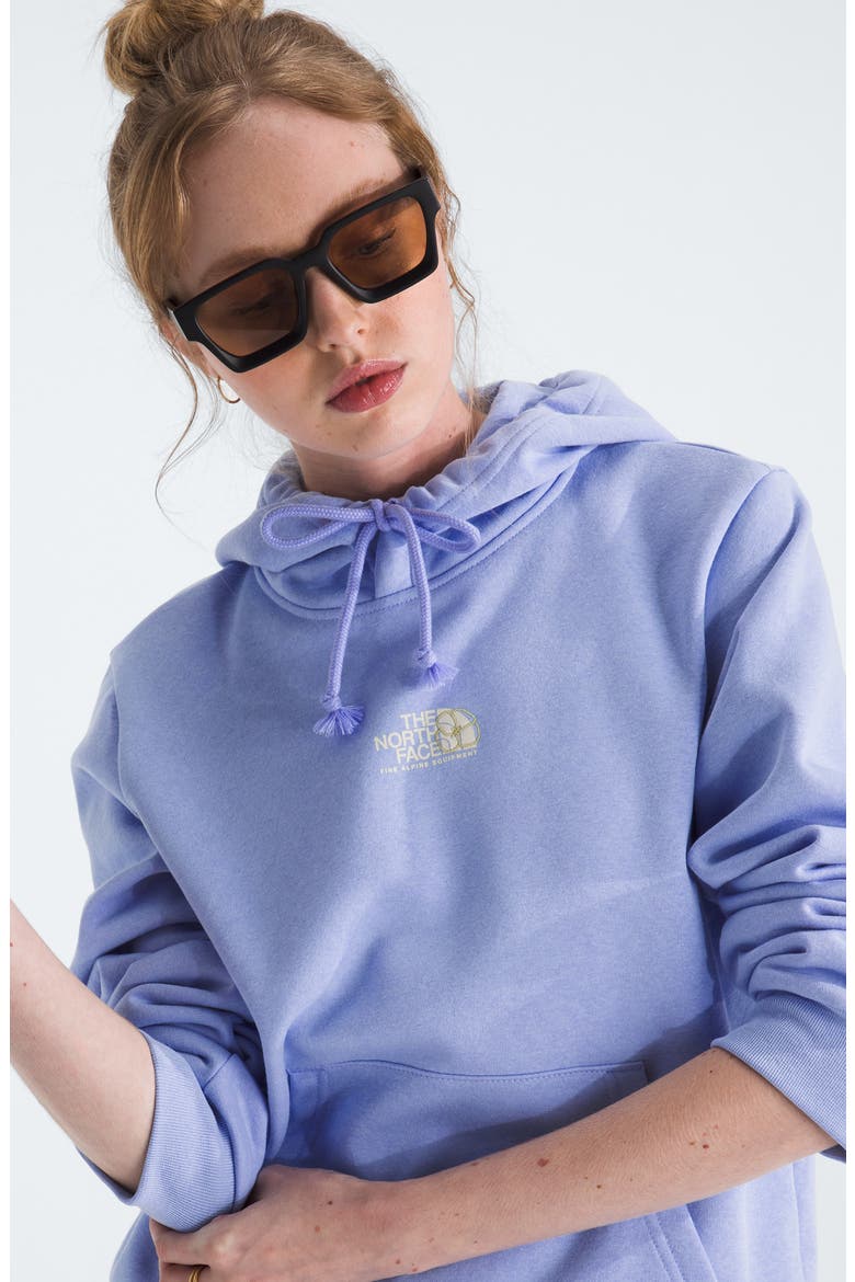 Floral Alpine Hoodie, Alternate, color, PERIWINKLE GLOW