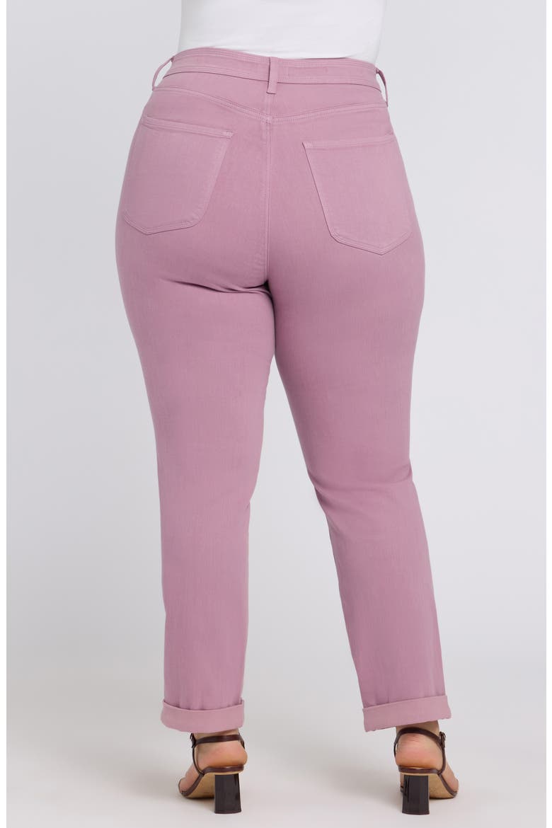 Marilyn Triple Stitch High Waist Straight Leg Jeans, Alternate, color, DUSKY DAISY