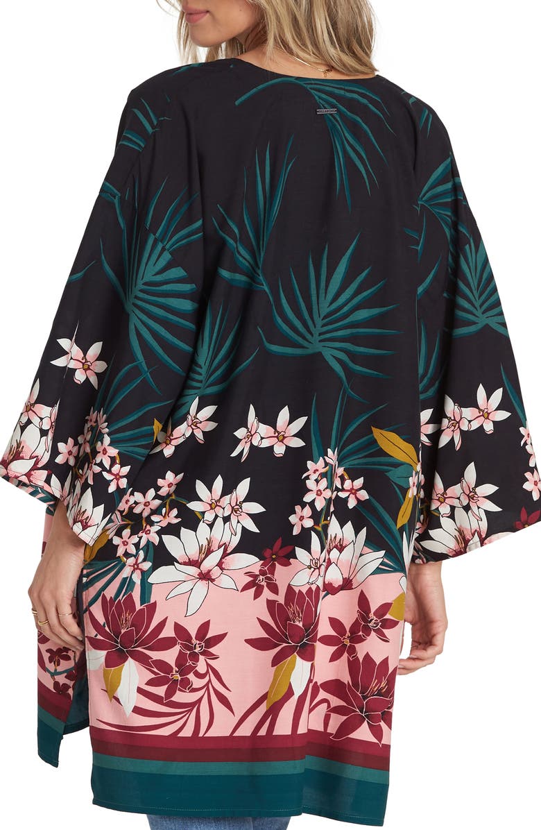 Billabong Paradise Palms Duster, Alternate, color, Black