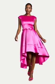 Coast Twill Hi-lo Midi Dress