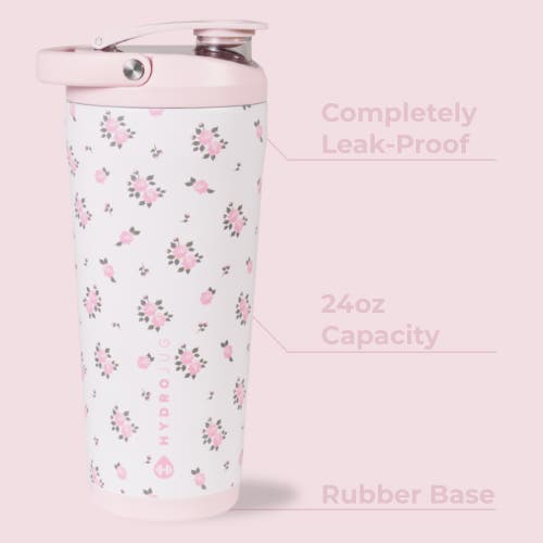 Hydrojug 24 oz New Stainless Steel Shaker In Pink