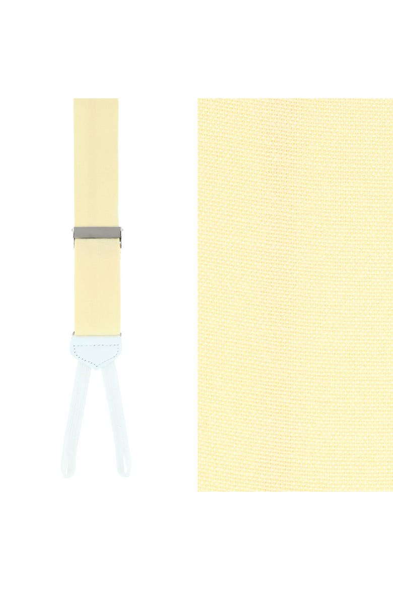 Louisville Chambray Formal End Suspenders, Main, color, Yellow