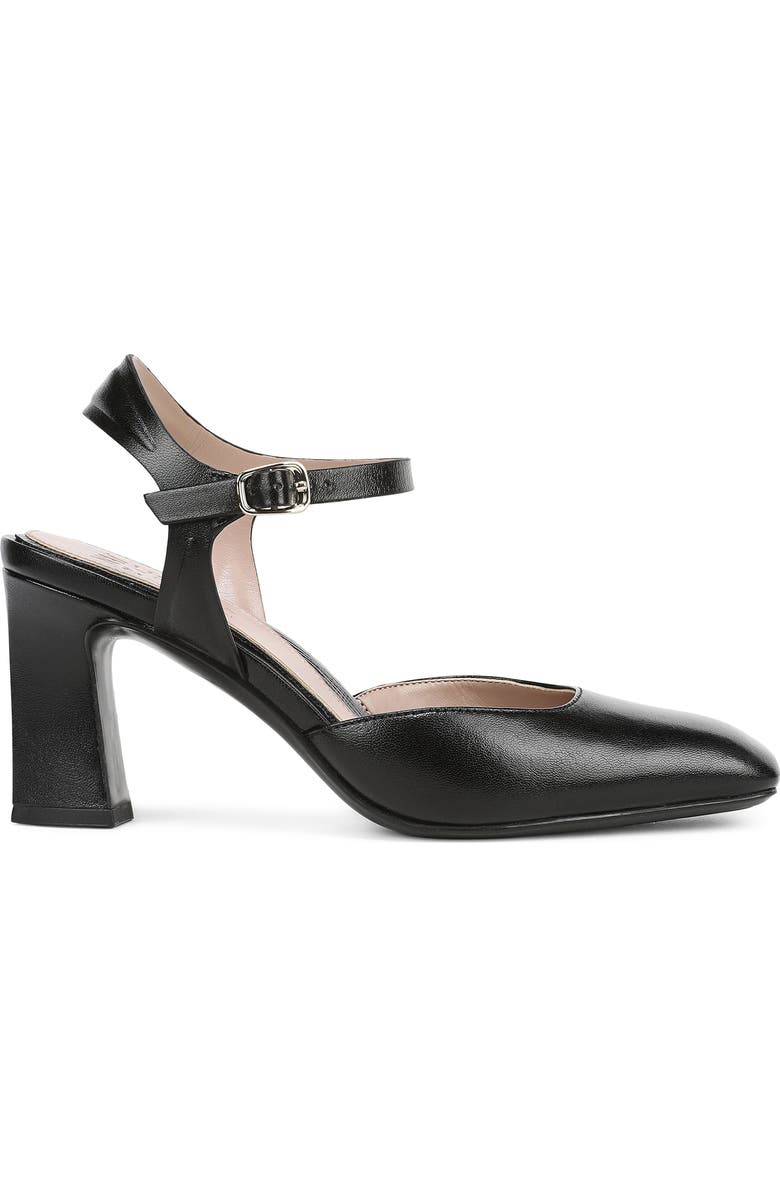 Naturalizer Frankie Ankle Strap Pump, Alternate, color, Black