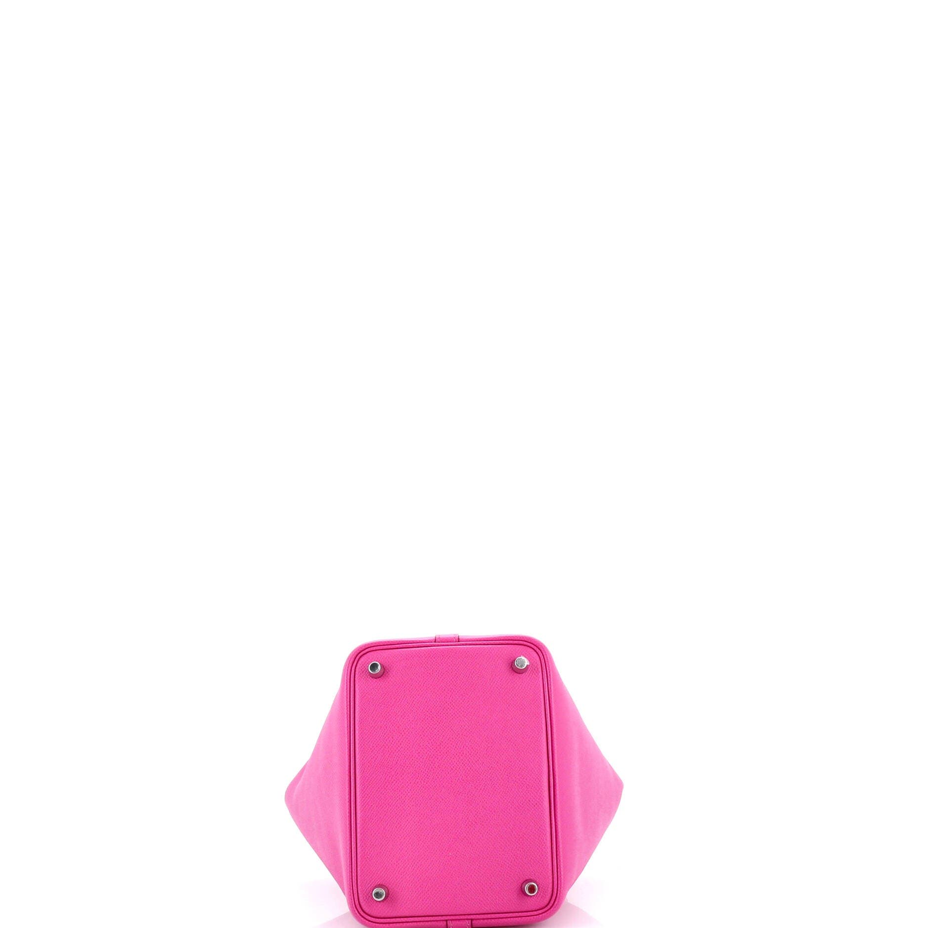 Pre-Owned Hermes Picotin Lock Bag Tressage Epsom PM, Alternate, color, Magnolia