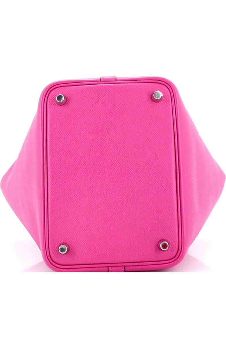 Pre-Owned Hermes Picotin Lock Bag Tressage Epsom PM, Alternate, color, Magnolia