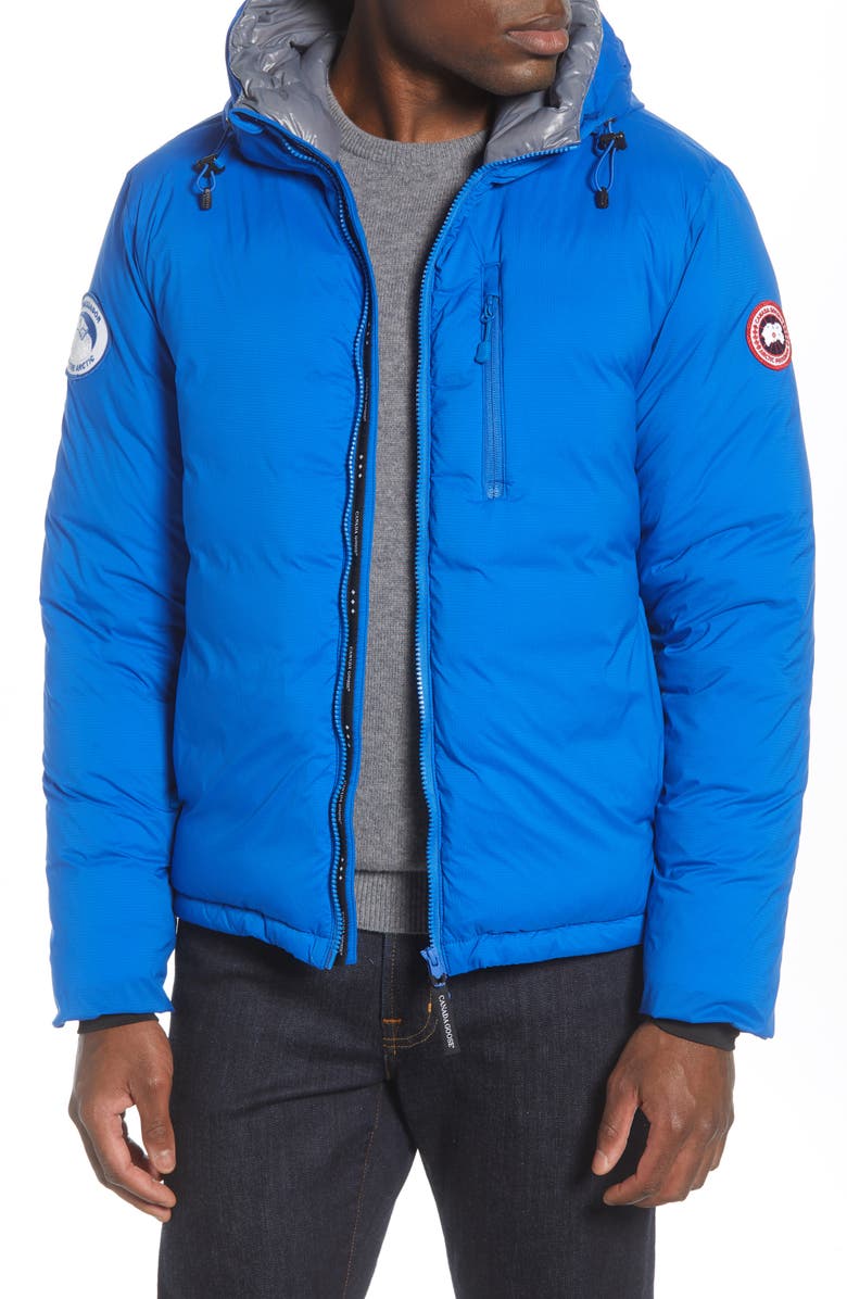 Canada Goose PBI Lodge Slim Fit Packable 750 Fill Power Down Hooded Jacket, Main, color,