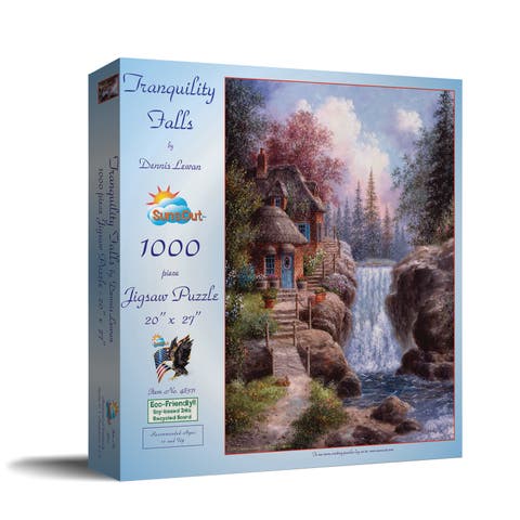 Tranquility Falls 1000 piece Jigsaw Puzzle for Adults